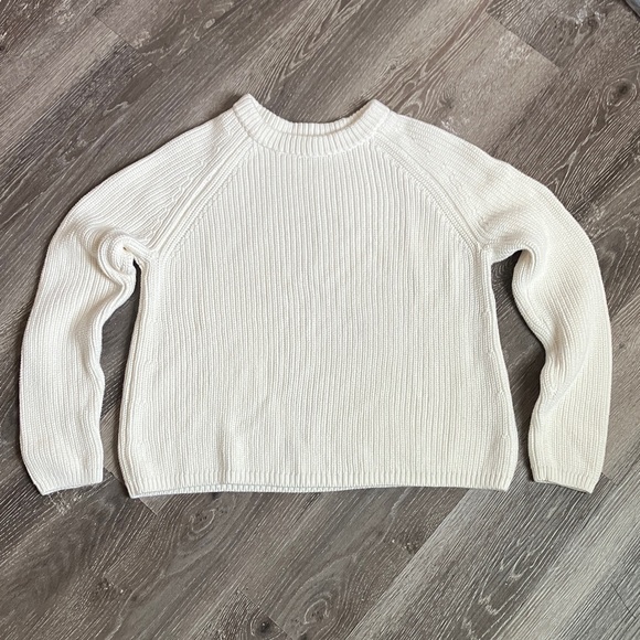 Quince 100% Organic Cotton Fisherman Crew Sweater - Picture 8 of 13